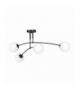 MONZA lampa wisząca, moc max.4x40W, E14, czarno-biała Orno Adviti AD-LD-6322B-WE14SM