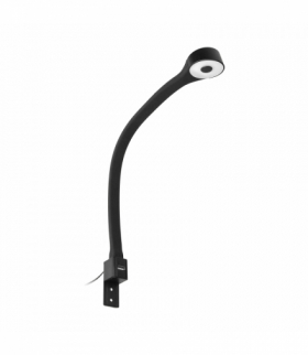 TEO lampka nocna LED, 1,8/7,5W, 90lm, 4000K, z USB, czarna Orno AD-OM-6337L4/B