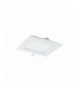 AKMAN LED 12W, oprawa typu downlight, podtynkowa, kwadratowa, 800lm, 3000K, biała, wbudowany zasilacz LED Orno AD-OD-6055WLX3