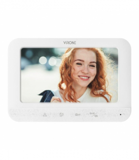 Wideo monitor bezsłuchawkowy, kolorowy, LCD 7". sterowanie bramą, interkom, do rozbudowy zestawów z serii SETAR Orno VDP-68MV/W