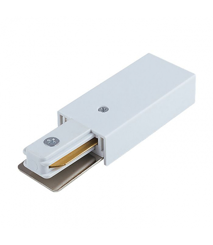 Końcówka/złączka zasilająca do szynoprzewodów, biała Orno TC-3/W