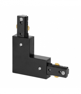 Łącznik kątowy 90 stopni "L", do szynoprzewodów, czarny Orno TC-2/B/L