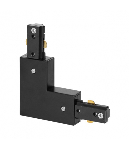 Łącznik kątowy 90 stopni "L", do szynoprzewodów, czarny Orno TC-2/B/L