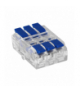 Złączka instalacyjna zaciskowa 3-przewodowa, dwustronna na dowolny przewód 0,75-4mm² IEC 250V/32A 50 szt. Orno OR-SZ-8021/3/50
