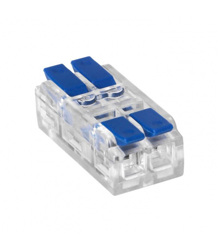Złączka instalacyjna zaciskowa 2-przewodowa, dwustronna na dowolny przewód 0,75-4mm² IEC 250V/32A 50 szt. Orno OR-SZ-8021/2/50