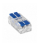 Złączka instalacyjna zaciskowa 2-przewodowa, dwustronna na dowolny przewód 0,75-4mm² IEC 250V/32A 50 szt. Orno OR-SZ-8021/2/50