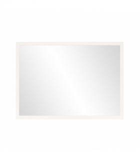 Lustro prostokątne poziome LED 120x60cm (z wbudowanym włącznikiem, bez marginesu, 4000K) Orno ML-24/4