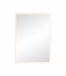Lustro prostokątne pionowe LED, 50x70 cm (z wbudowanym włącznikiem, bez marginesu, 4000K) Orno ML-20/4