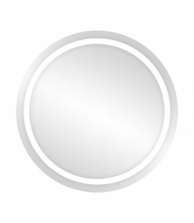 Okrągłe lustro LED fi 70 cm (z wbudowanym włącznikiem, z marginesem, 4000K) Orno ML-13/4