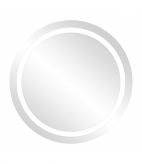 Okrągłe lustro LED fi 60 cm (z wbudowanym włącznikiem, z marginesem, 4000K) Orno ML-12/4