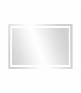 Lustro prostokątne poziome LED 60x50 cm (z wbudowanym włącznikiem, z marginesem, 4000K) Orno ML-11/4