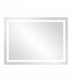 Lustro prostokątne LED 80x60 cm (pion/poziom, z marginesem, 4000K) Orno ML-1/4