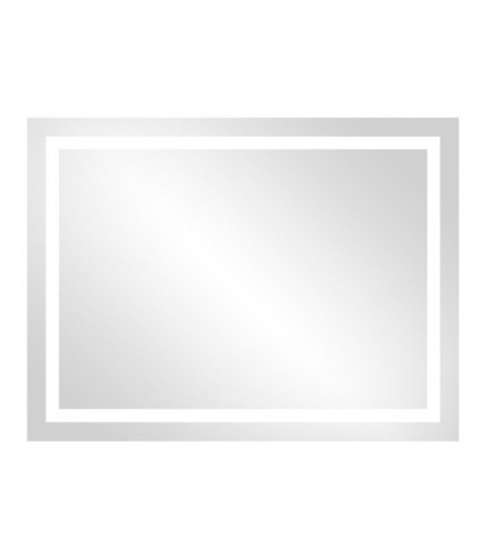 Lustro prostokątne LED 80x60 cm (pion/poziom, z marginesem, 4000K) Orno ML-1/4