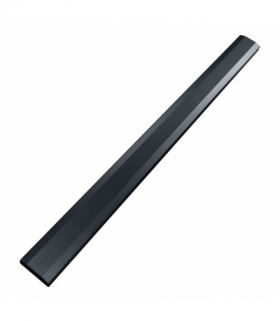 Aluminiowa maskownica kabli z systemem click-lock dł. 110 cm, czarna Orno MH-MASK110/B