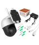 LTC VISION ROBOT GRAFIT KAMERA OBROTOWA ZEWNĘTRZNA IP66 PTZ WIFI IP 5 MPIX TUYA/IOS/ANDROID