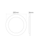 Downlight MOLLY 24W 2550lm CCT 3000-6000K okrągły LED line LITE 201002