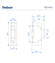 AUTOMAT SCHODOWY ELPA 6 PLUS ELEKTRONICZNY, 10 FUNKCJI, 0,5-20 MIN, LED MAX. 500W TH-0060003 THEBEN