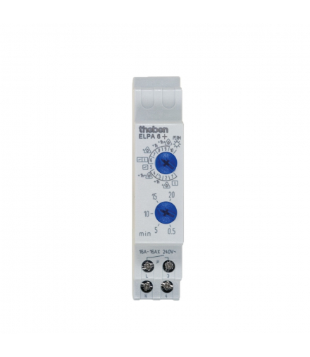 AUTOMAT SCHODOWY ELPA 6 PLUS ELEKTRONICZNY, 10 FUNKCJI, 0,5-20 MIN, LED MAX. 500W TH-0060003 THEBEN