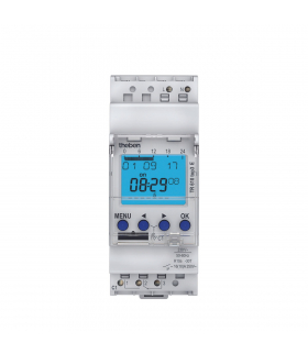 ZEGAR STERUJĄCY CYFROWY TR 610 TOP3 E 7DNI/1MIN, Z REZERWĄ CHODU, 56 MIEJSC PAMIĘCI, LED MAX. 600W TH-6100087 THEBEN