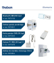 ZEGAR STERUJĄCY CYFROWY TR 610 TOP3 E 7DNI/1MIN, Z REZERWĄ CHODU, 56 MIEJSC PAMIĘCI, LED MAX. 600W TH-6100087 THEBEN