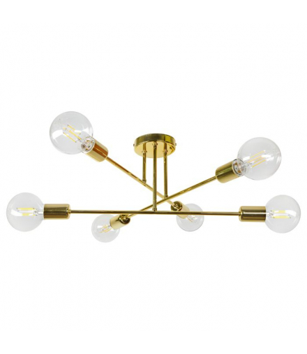 SOLO 6P E27, lampa wisząca, max. 6x60W, złota Orno Adviti AD-LD-6442CE27