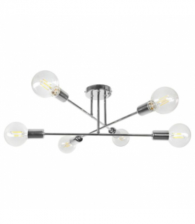 SOLO 6P E27, lampa wisząca, max. 6x60W, chrom Orno Adviti AD-LD-6442GGE27