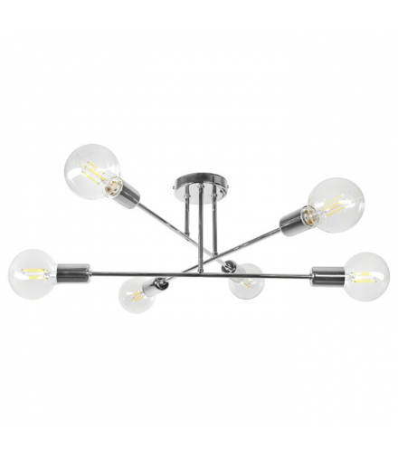 SOLO 6P E27, lampa wisząca, max. 6x60W, chrom Orno Adviti AD-LD-6442GGE27