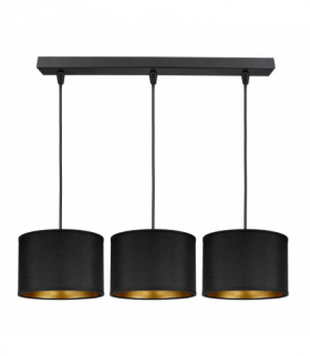 KYLO 3P E27, lampa wisząca, max. 3x60W, czarna, listwa Orno Adviti AD-LD-6447BE27T