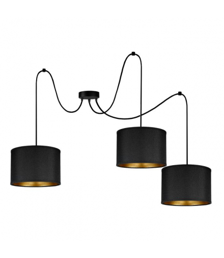 KYLO 3P E27, lampa wisząca, max. 3x60W, czarna Orno Adviti AD-LD-6450BE27T