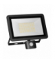 FARO S LED 100W naświetlacz z PIR 8000lm, IP44, 4000K, aluminium + szkło Orno AD-NL-6437BLR4