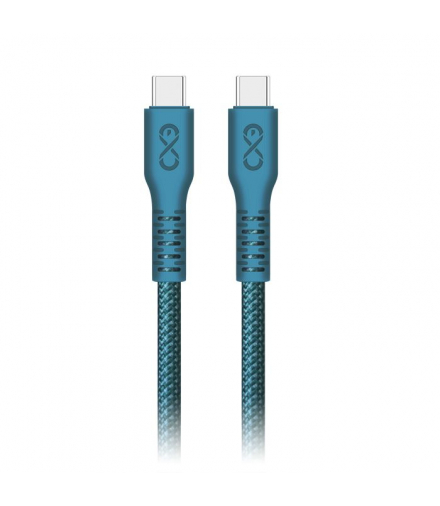 Kabel USB-C - USB-C eXc IMMORTAL, 0.9m, 30W, szybkie ładowanie, kolor mix Orno CABEXCIMMOUCUC0.9MIX