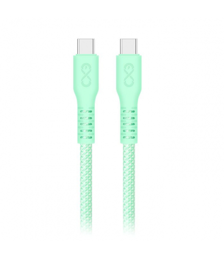 Kabel USB-C - USB-C eXc IMMORTAL, 2m, 30W, szybkie ładowanie, kolor mix Orno CABEXCIMMOUCUC2.0MIX