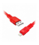 Kabel USB-A - Lightning eXc WHIPPY Pro, 2M, 12W, szybkie ładowanie, kolor mix neonowy Orno CABEXCWHPLIGH2.0NMIX