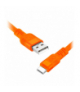 Kabel USB-A - USB-C eXc WHIPPY Pro, 0.9M, 60W, szybkie ładowanie, kolor mix neonowy Orno CABEXCWHPUSBC0.9NMIX