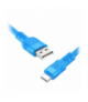 Kabel USB-A - USB-C eXc WHIPPY Pro, 0.9M, 60W, szybkie ładowanie, kolor mix pastelowy Orno CABEXCWHPUSBC0.9PMIX