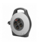 Przedłużacz bębnowy, 4 gniazda 2P+Z (schuko), kabel PVC H05VV-F 3x1mm² , długość 10m Orno CR-2(GS)/G