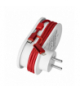 Adapter z ładowarką USB i kablem ładującym (typ C + Lightning), 1x2P+Z, 2xUSB (Typ A+C), max 3,4A Orno CS-2