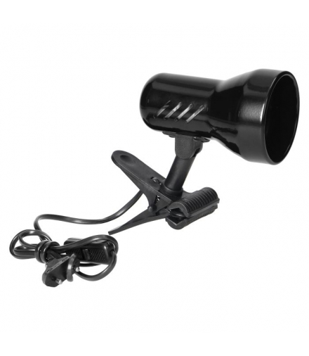 DALLA, lampa biurkowa z klipsem, 40W, E27, stal + tworzywo, czarna Orno DL-10/B
