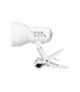 DALLA, lampa biurkowa z klipsem, 40W, E27, stal + tworzywo, biała Orno DL-10/W