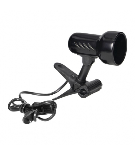 KELLY, lampa biurkowa z klipsem, 40W, E14, stal + tworzywo, czarna Orno DL-9/B