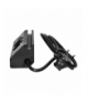 Podwójne gniazdo meblowe z ładowarką USB, uchwytem na telefon i przewodem 1,5m, 2x2P+Z, 2xUSB (typ A, 2,4A), czarne Orno FS-13/B