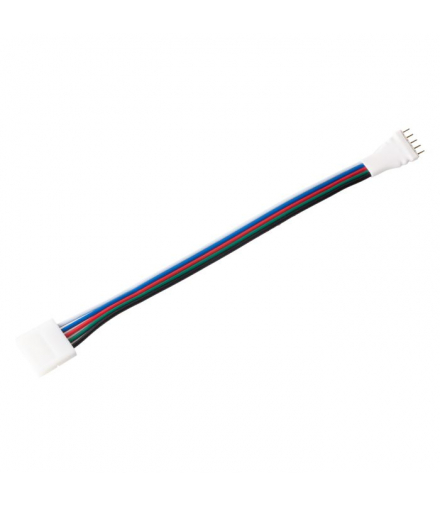 Dwustronna złączka do szybkiego montażu (szybkozłączka) wielokolorowych taśm LED RGBW 12mm do sterownika Orno LH-9/18