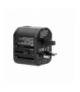 Podróżny adapter do gniazdek Go World USA/UK/EURO/AUS (USB 5V,2,4A)