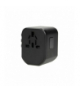 Podróżny adapter do gniazdek Go World USA/UK/EURO/AUS (USB 5V,2,4A)