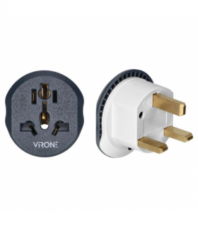 Adapter podróżny - Go to UK, 230V/13A. uniwersalne gniazdo, wtyczka brytyjska (typ G)