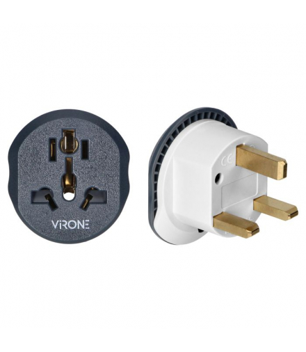 Adapter podróżny - Go to UK, 230V/13A. uniwersalne gniazdo, wtyczka brytyjska (typ G)