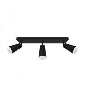 Oprawa ścienno-sufitowa SANA GU10 3L BLACK Struhm 04146