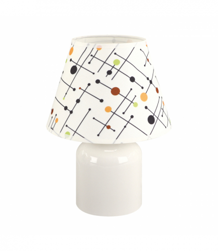 Lampka stołowa IMBIR E14 WHITE Struhm 04102