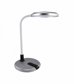 Lampka biurkowa PLATON LED SILVER Struhm 04228