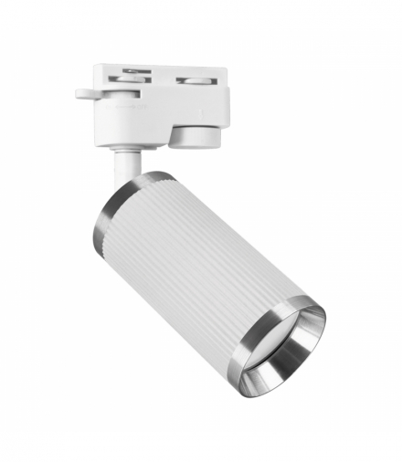 Oprawa do zamontowania na szynoprzewodzie FRIDA TRA GU10 WHITE/CHROME Struhm 04194